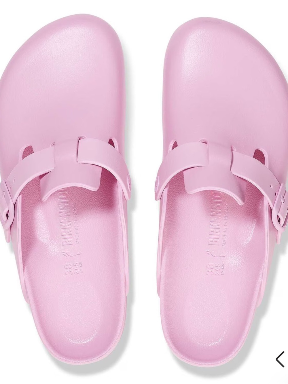 Birkenstock Powder Pink Waterproof Slip-On Shoes - Picture 9 of 10